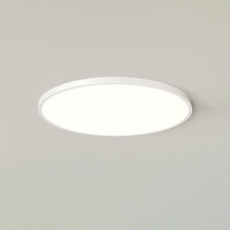 Aluminum Round Bedroom Ultra-Thin Ceiling Lamps Modern Simple Restaurant Light LED Three-Color Dimmable Close to Lights for Study Office Living Room