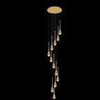 Modern Stair Chandelier Pendant Lights Indoor Lighting Ceiling Light Hanging Led Chandeliers for Living Room Lightin