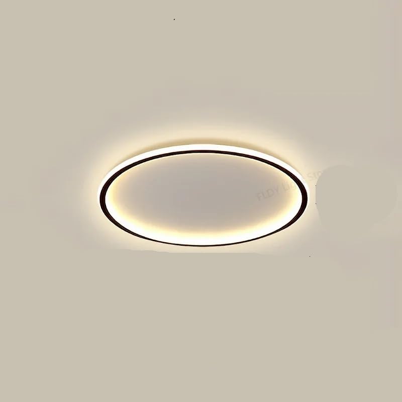 Ultra-Thin Nordic Chaner LED Ceiling Lights - Smart Rectangular Living Room & Bedroom Lamps for Atmosphere Enhancement (Square 40cm W400cm Cool White)