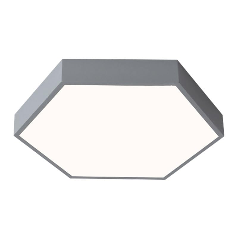 Acrylic Polygon Macaron Ceiling Lamps Nordic Simple Flush Mount Lighting LED Light Source Three Color Dimmable for Living Room Dining Study Bedroom