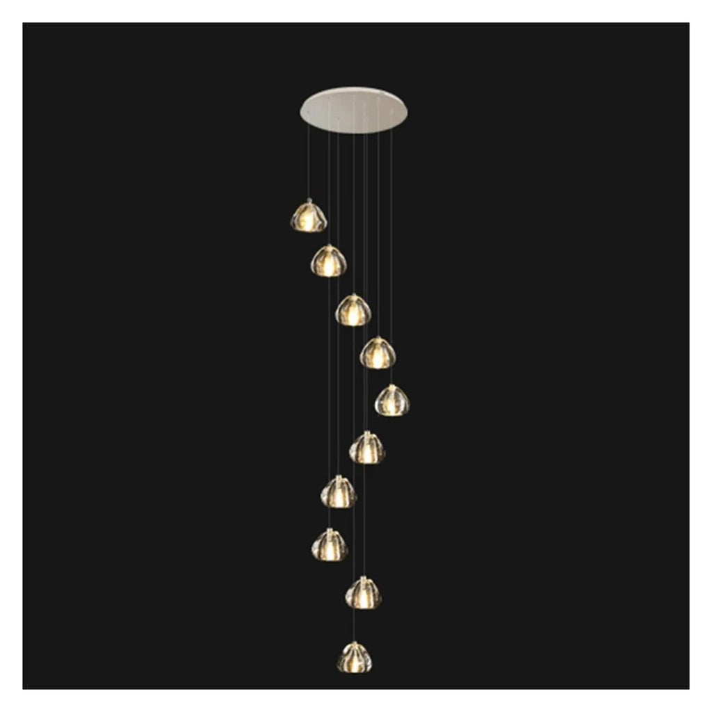 Modern Stair Chandelier Pendant Lights Indoor Lighting Ceiling Lamp Hanging Light Led Chandeliers for Living Room Indoor Lightin Contemporary