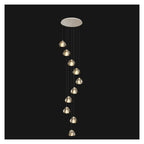Modern Stair Chandelier Pendant Lights Indoor Lighting Ceiling Lamp Hanging Light Led Chandeliers for Living Room Indoor Lightin Contemporary