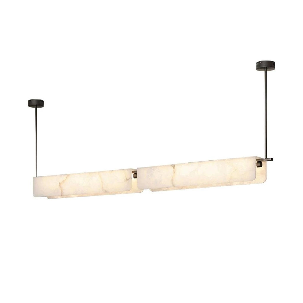 Spanish Marble Ceiling Pendant Light Long Alabaster Chandelier ,Space