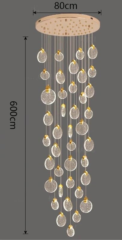 Nordic Home Decor Dining Room Pendant Lamp Lights Indoor Lighting Ceiling Hanging Light Chandelier Lamps for Living(40 Heads,Cold White)