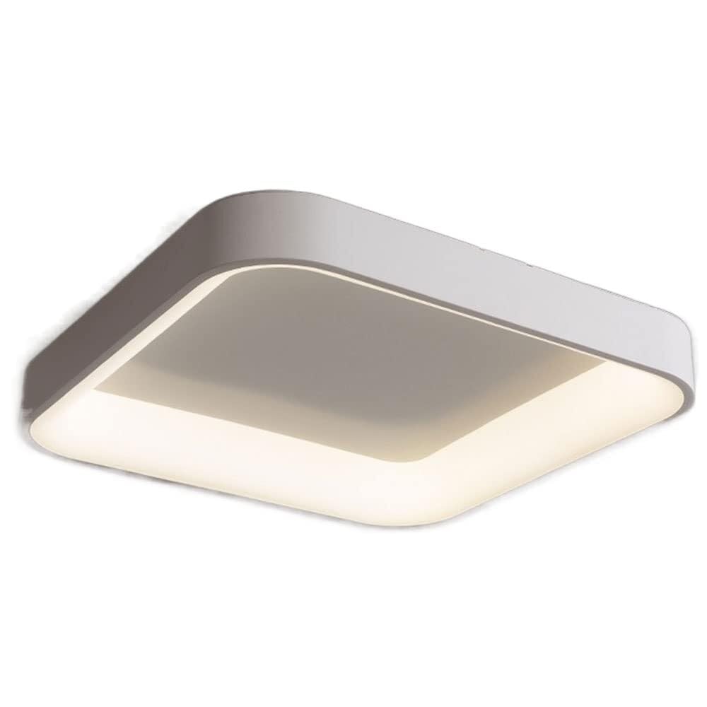15.8" Dimmable LED Flush Mount Ceiling Light with Remote, 3000K-6000K for Bedroom Living Room(Natural Grey,23.6in)