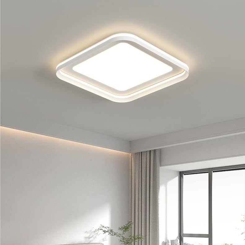 Ultra Thin Modern Ceiling Light Full Spectrum LED Eye Protection Smart Control for Living Room Bedroom Dining Room