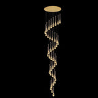 Modern Stair Chandelier Pendant Lights Indoor Lighting Ceiling Light Hanging Led Chandeliers for Living Room Lightin