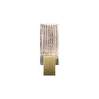 Modern Luxury Rectangular Crystal Dining Room Pendant Light Linear Chandelier with Multi-Faceted Crystal Blocks