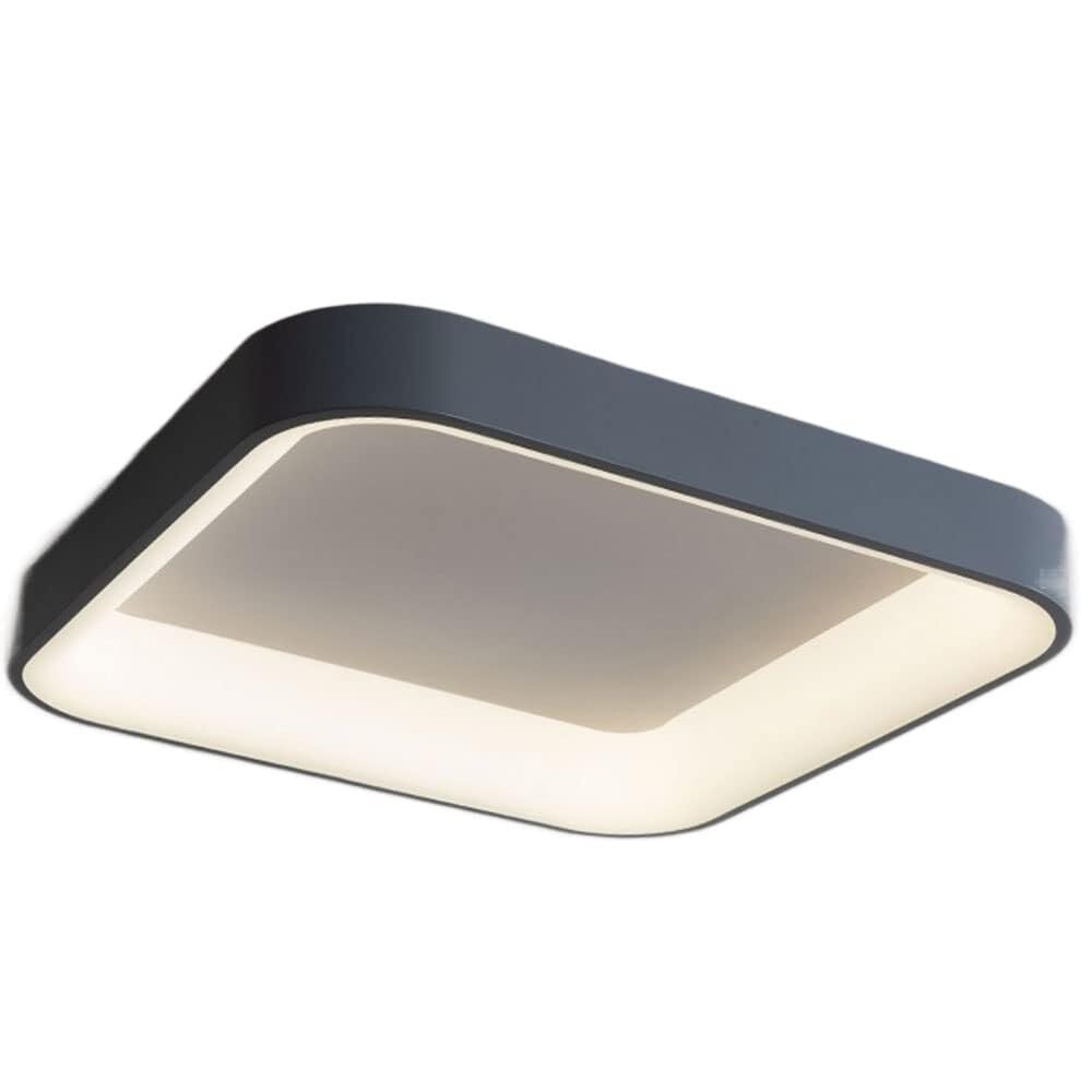 15.8" Dimmable LED Flush Mount Ceiling Light with Remote, 3000K-6000K for Bedroom Living Room(Natural Grey,13.7in)