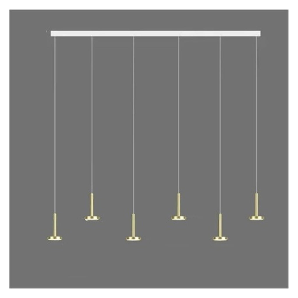 Nordic Minimalist Hanging Chandelier for Staircase Living Room Modern Home Decor Lighting Lustre Fixture