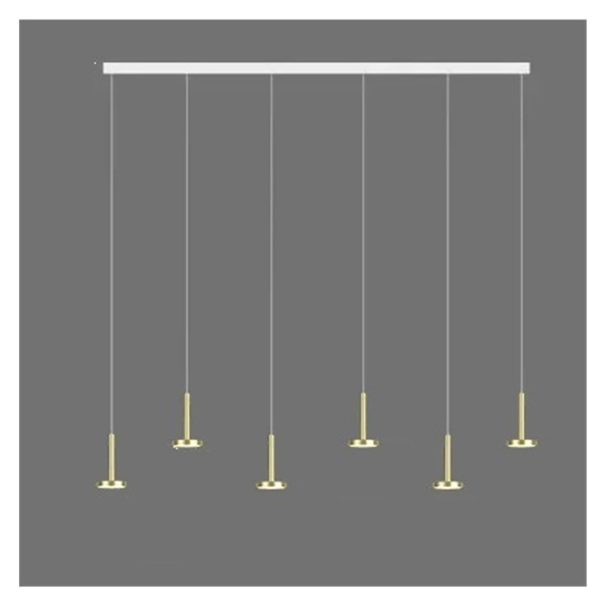 Nordic Minimalist Hanging Chandelier for Staircase Living Room Modern Home Decor Lighting Lustre Fixture