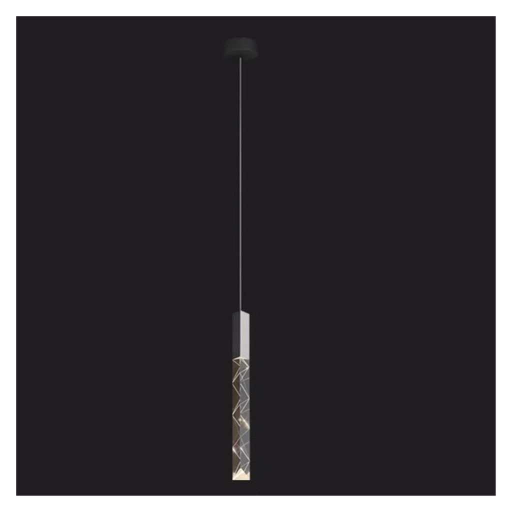 Modern Luxury Linear Crystal Pendant Light Multi-Drop Faceted Crystal Chandelier,Household