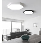 Acrylic Polygon Macaron Ceiling Lamps Nordic Simple Flush Mount Lighting LED Light Source Three Color Dimmable for Living Room Dining Study Bedroom