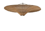 Pendant Lamp Living Room Ceiling Hanging Bedroom Restaurant Rattan Chandelier(D150CM,Warm Light)
