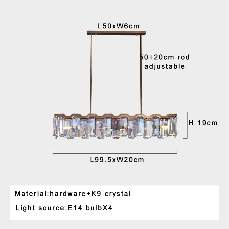 Modern Chandelier, Italian Luxury Colored Crystal LED Pendant Lamp Round Design Chandeliers for Living Dining Room Foyer Bedroom Art Lighting Decor(L150cm,White_Gold)