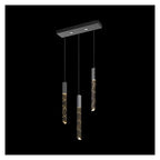 Modern Luxury Linear Crystal Pendant Light Multi-Drop Faceted Crystal Chandelier,Household
