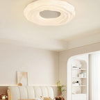 Acrylic Milky White Round Ceiling Lighting Modern Simple Style Living Room Light LED Three Color Dimmable for Balcony Corridor Bedroom Study Bar Cafe Tea