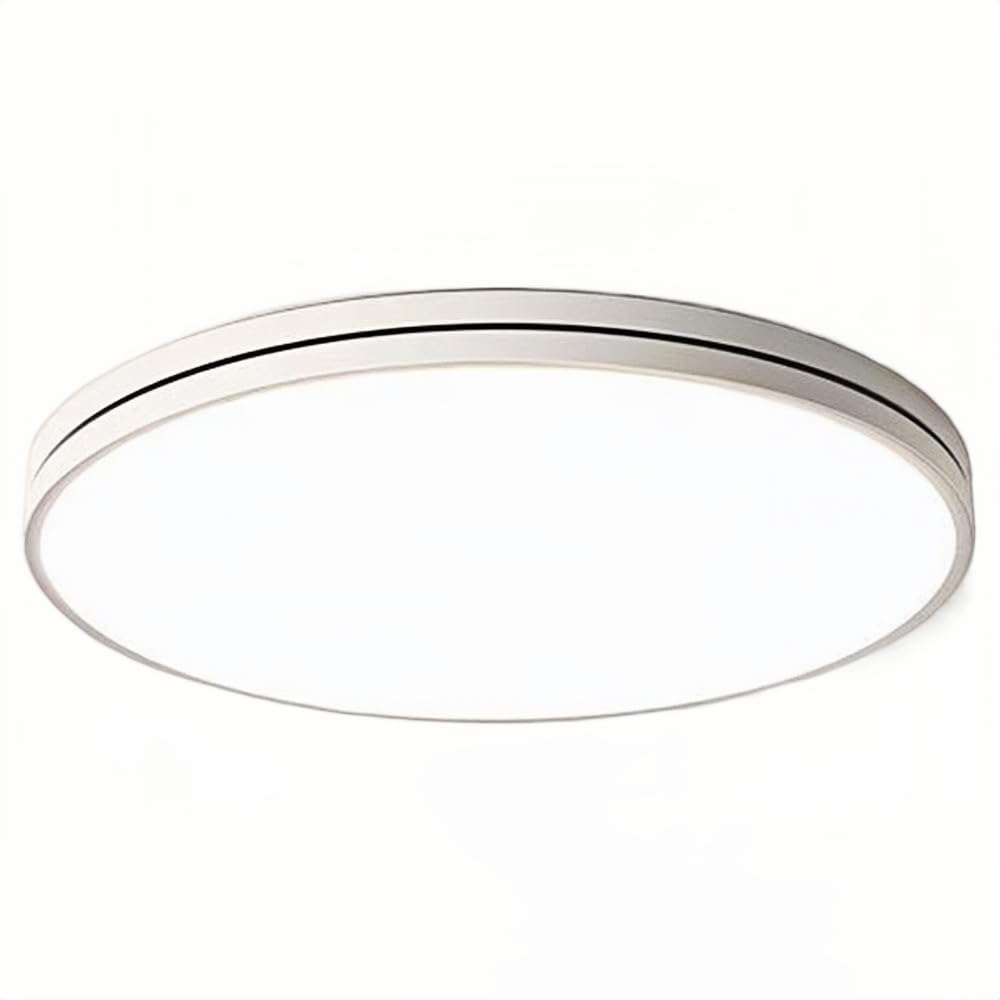 Ultra-Thin LED Flush Mount Ceiling Light - Dimmable Smart Lighting for Bedroom, Kitchen, Living Room, and Office(Dark,60cm)