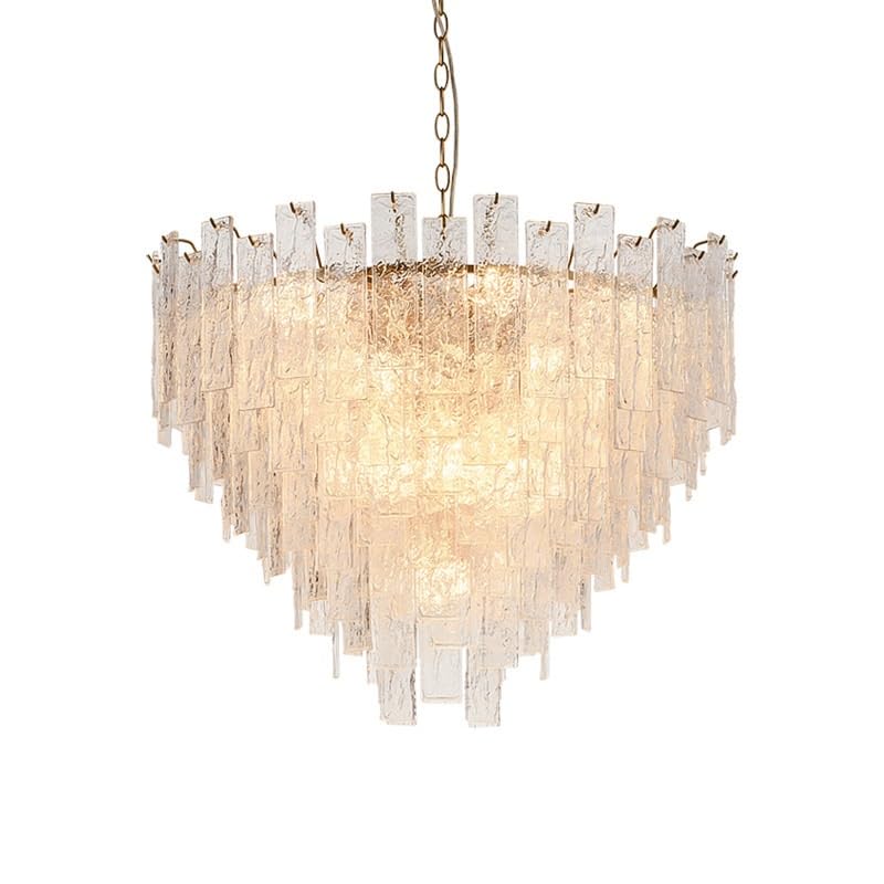 Pendant Lights, Crystal Chandelier Candles Gold Ceiling Lamp Living Room Decoration for Bedroom Lights Modern(D72cm,White Light)
