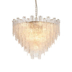 Pendant Lights, Crystal Chandelier Candles Gold Ceiling Lamp Living Room Decoration for Bedroom Lights Modern(D72cm,White Light)