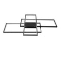 7 Rings Dimmable Flush Mount Ceiling Light, Smart LED for Living Room