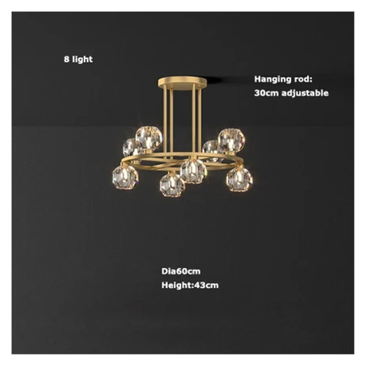 Artistic Round Black Gold Crystal LED Designer Stainless Steel Lustre Lamparas De Techo Ceiling Lights.Ceiling Lamp for Foyer,Beautiful