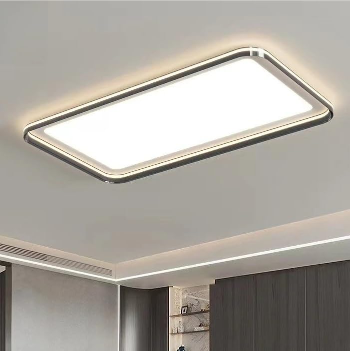 Ultra Thin Modern Ceiling Light Full Spectrum LED Eye Protection Smart Control for Living Room Bedroom Dining Room