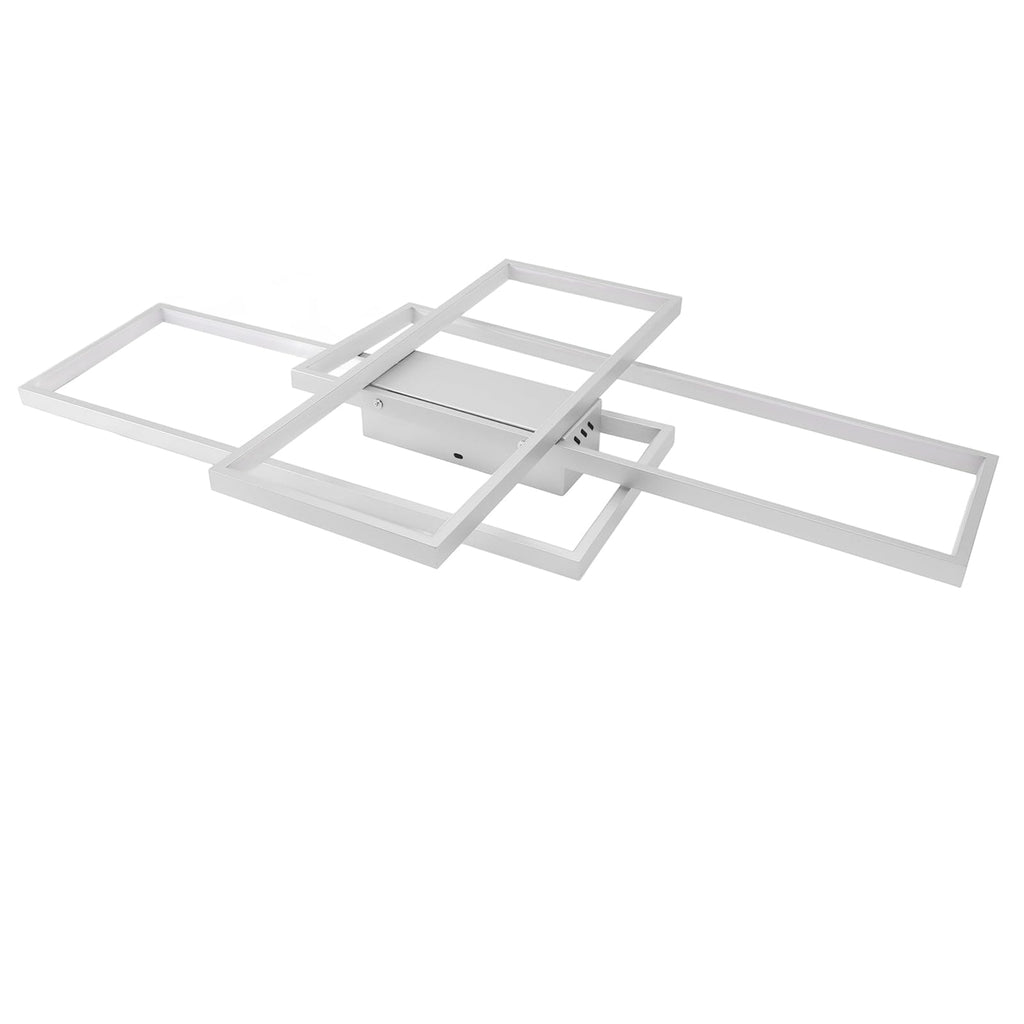 7 Rings Dimmable Flush Mount Ceiling Light, Smart LED for Living Room