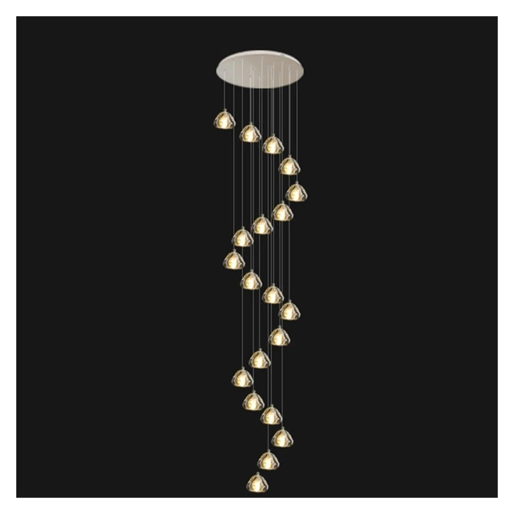 Modern Stair Chandelier Pendant Lights Indoor Lighting Ceiling Lamp Hanging Light Led Chandeliers for Living Room Indoor Lightin Contemporary