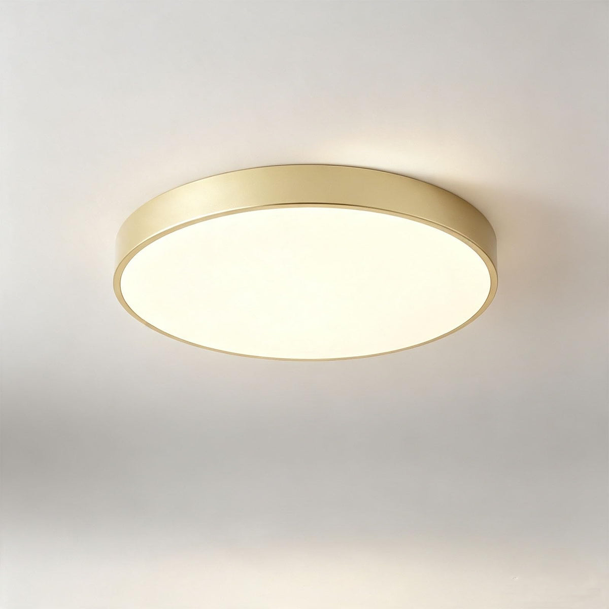 39W Ultra‑Thin Round Smart LED Ceiling Light Gold