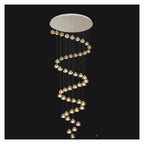 Modern Stair Chandelier Pendant Lights Indoor Lighting Ceiling Lamp Hanging Light Led Chandeliers for Living Room Indoor Lightin Contemporary