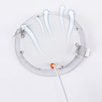 110V LED Recessed Light, Ultra Thin Round Aluminum Ceiling Downlight