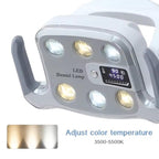 9W Ceiling Mounted Operating Light 6 LEDs Smart Induction Light Touch Screen