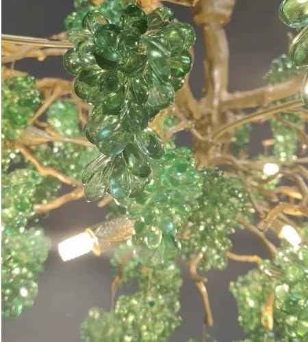 Chandelier, Design Grapes Chandelier Lights Hotel Villa Decorative Hanging Light Living Room Bedroom Modern Luxury Led Decoration(Changeable)