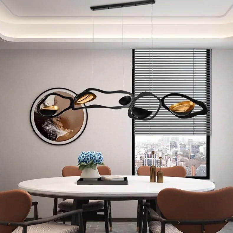 Modern Nordic Decor Chandelier Dining Room Pendant Lamp Lights Indoor Lighting Ceiling Hanging Light Fixture Lamps(Cold White_L200CM)