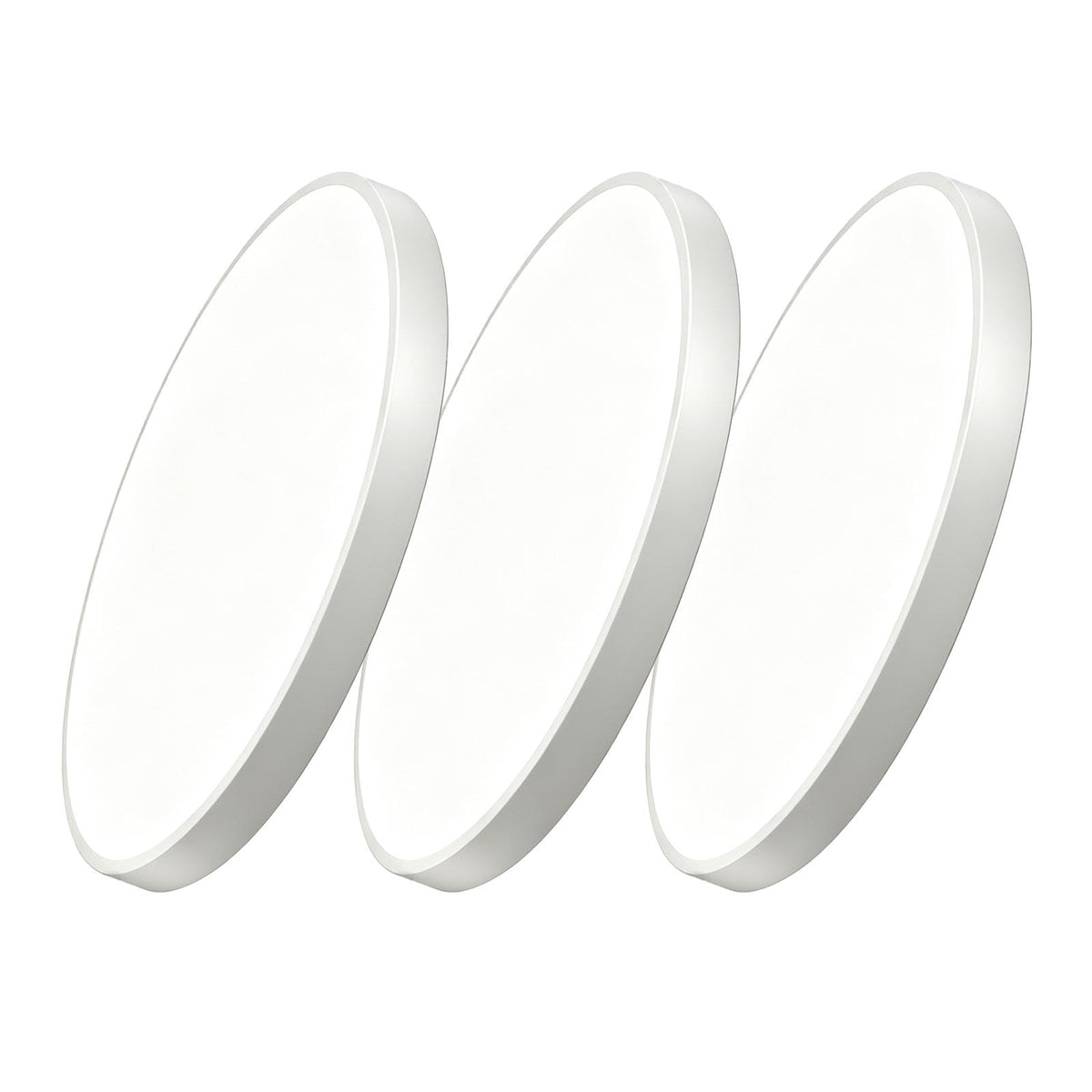 39W Smart LED Flush Mount Round Ceiling Light White