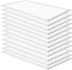 2x2 LED Flat Panel Troffer Light, 12 Pack 45W,5800LM, Edge-Lit 2x2FT LED Drop Ceiling Light Fixtures,5000K Daylight White,0-10V ETL Listed,Works from 110-277V AC