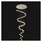 Modern Stair Chandelier Pendant Lights Indoor Lighting Ceiling Lamp Hanging Light Led Chandeliers for Living Room Indoor Lightin Contemporary