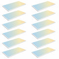 2x4 LED Flat Panel Light Surface Mount, 72W Ceiling Light, 9000 Lumens, 5CCT 3000K-6500K Selectable, 0-10V Dimmable, ETL Listed Light for Offices, Schools, Hospitals, Retail Stores (12 Pack)