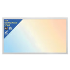 2x4 LED Flat Panel Light – LED Panel Flat Ceiling Light, Dimmable Flicker-Free 2x4 Ceiling Light for Drop Ceilings with Color & Wattage Selectable (Pack of 12)