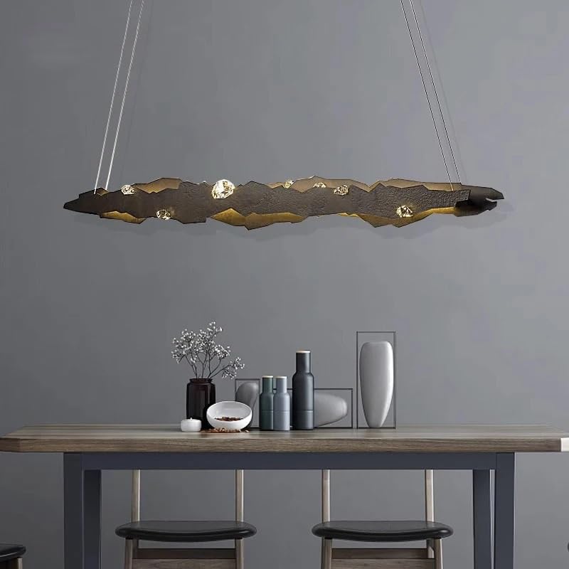 Pendant Lights, Modern Home Decor Led Lights Pendant Light Lamps for Living Room Chandelier for Dining Hanging Indoor Lighting(Neutral Light,L180cm)