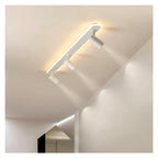 120-200cm Nordic Modern Minimalism Bedroom Spotlight Ceiling Lights Smart Led Lamps for Living Room Indoor Lighting Lamps Balcony Lamps Minimalist Design(Cold White No Remote,Black Length 200cm)