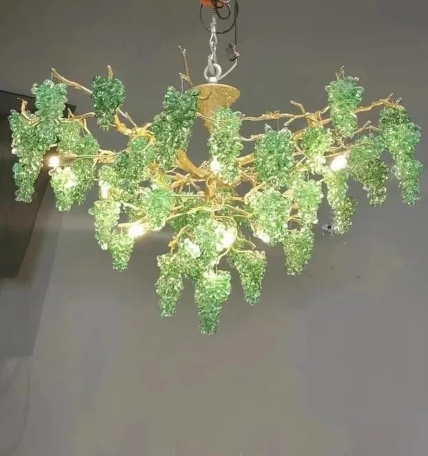 Chandelier, Design Grapes Chandelier Lights Hotel Villa Decorative Hanging Light Living Room Bedroom Modern Luxury Led Decoration(Warm White)