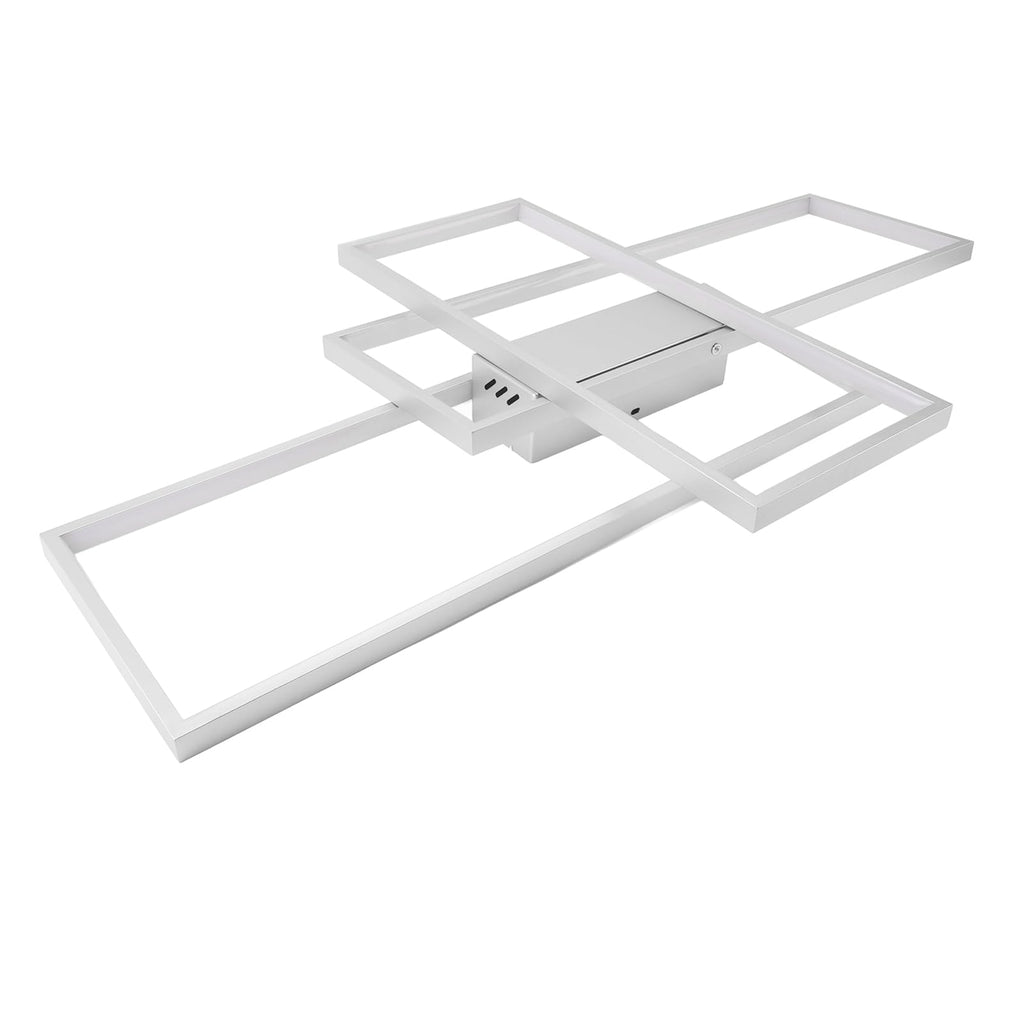 7 Rings Dimmable Flush Mount Ceiling Light, Smart LED for Living Room