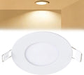 110V LED Recessed Light, Ultra Thin Round Aluminum Ceiling Downlight