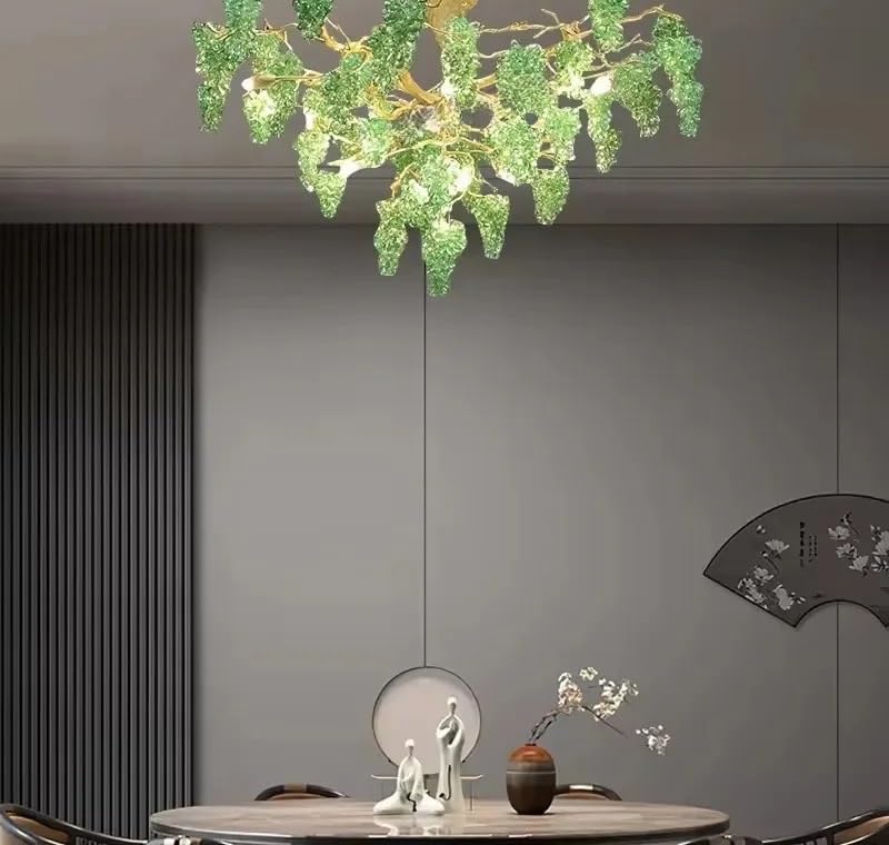 Chandelier, Design Grapes Chandelier Lights Hotel Villa Decorative Hanging Light Living Room Bedroom Modern Luxury Led Decoration(Warm White)