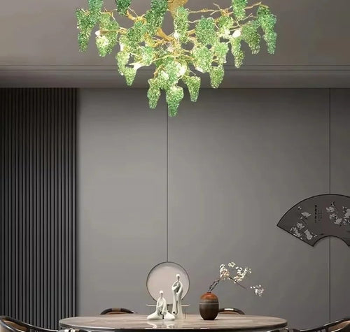 Chandelier, Design Grapes Chandelier Lights Hotel Villa Decorative Hanging Light Living Room Bedroom Modern Luxury Led Decoration(Cold White)