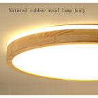 Wooden Ceiling Lamp, Chinese Restaurant Flat Ceiling Lighting, Smart Living Room Bedroom Ceiling Lamps Fixture, LED 3000-6000K Dimmable Energy Saving Ceiling Lights, for Living Room, Office