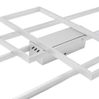 7 Rings Dimmable Flush Mount Ceiling Light, Smart LED for Living Room