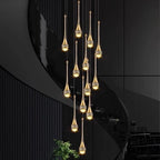 Modern Stair Chandelier Pendant Lights Indoor Lighting Ceiling Light Hanging Led Chandeliers for Living Room Lightin